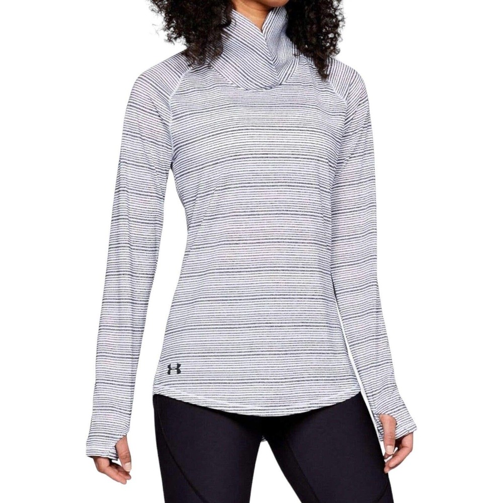 Under Armour Pullover Women's Size Medium Zinger Long Sleeve Midnight Navy - Picture 3 of 7